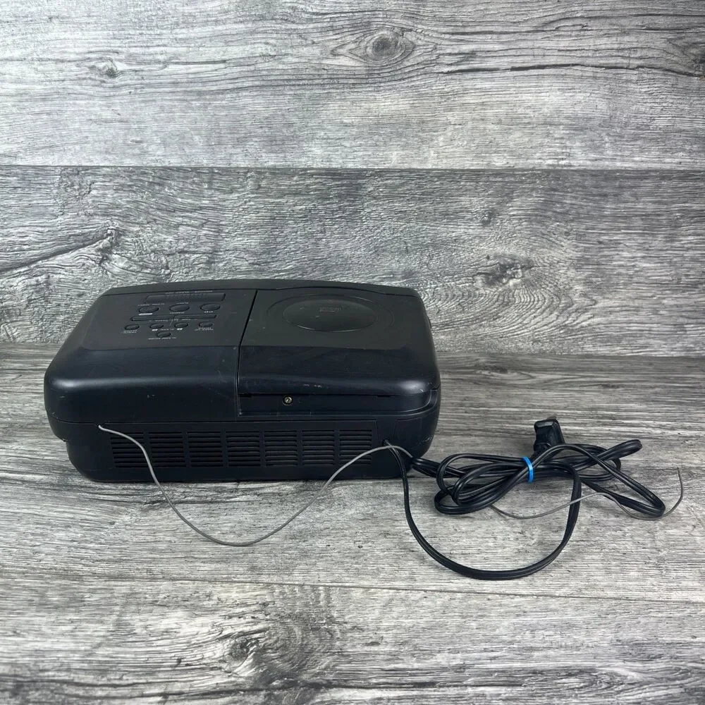 Vintage Sony ICF-CD820 Stereo Alarm Clock AM/FM CD Player Works Tested *Read